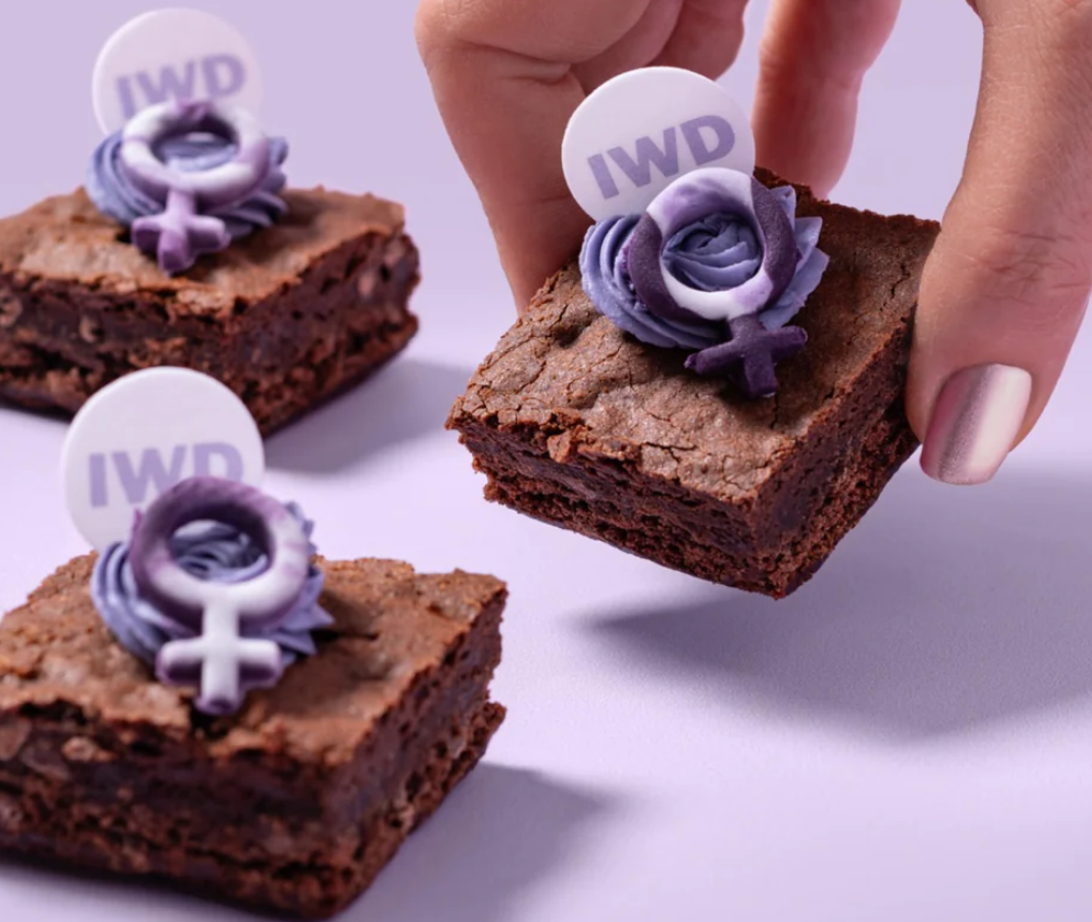 Empowerment in Every Bite: International Women's Day Brownies